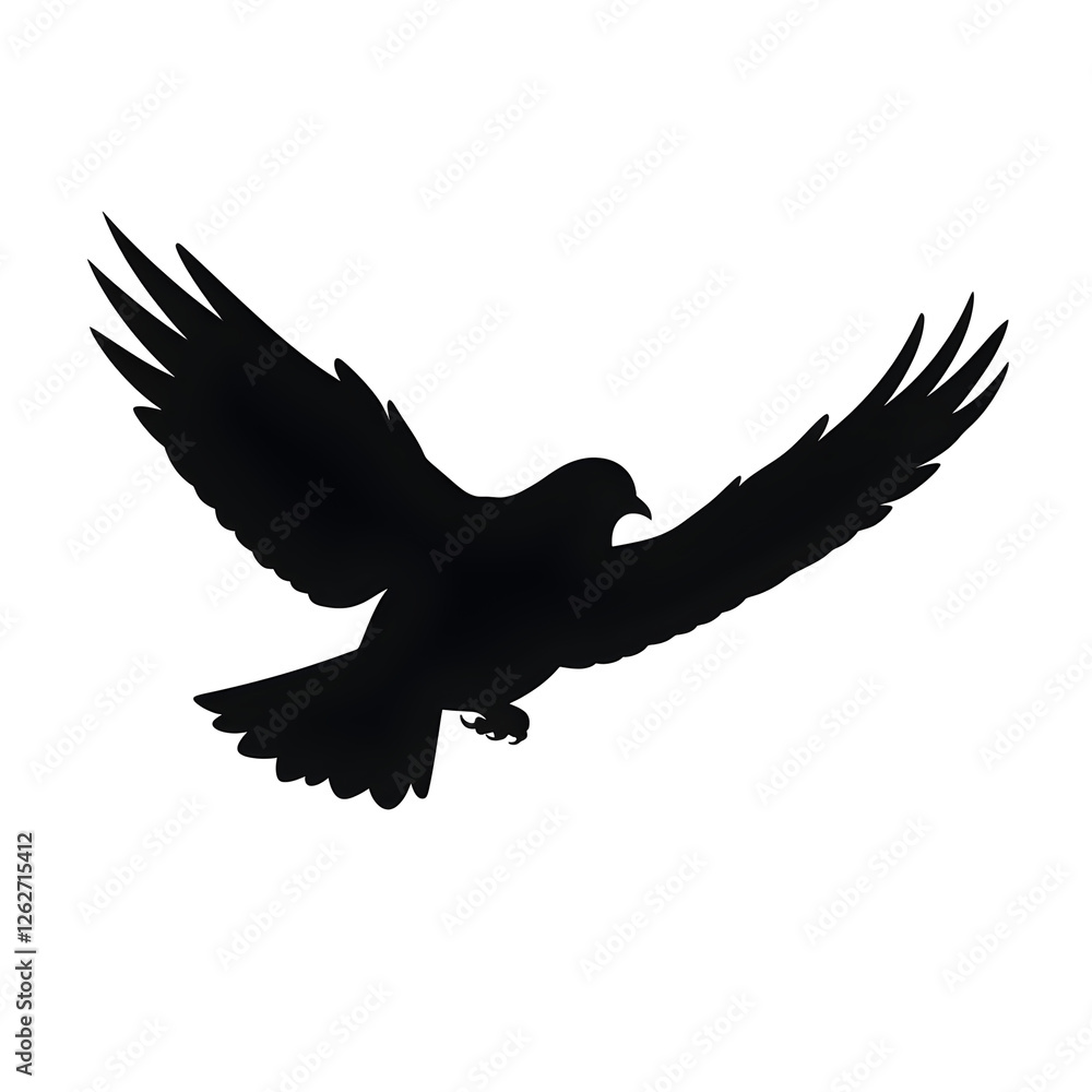 Obraz premium a dove silhouette