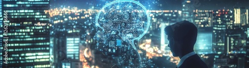 Wallpaper Mural Healthcare and medicine encompass medical technology, innovation in health and medical research. This field features doctors or technicians working with AI data analysis, performing lab experiments, Torontodigital.ca