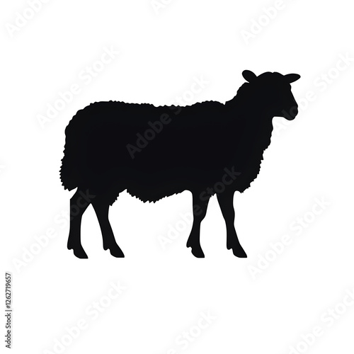 Wallpaper Mural sheep silhouette Torontodigital.ca