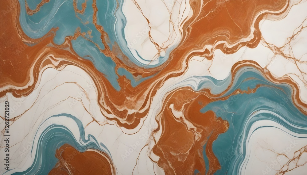 Refined marble texture in soft brown and white tones, smooth and timeless in appearance Refined marble texture in soft brown and white tones, smooth and timeless in appearance