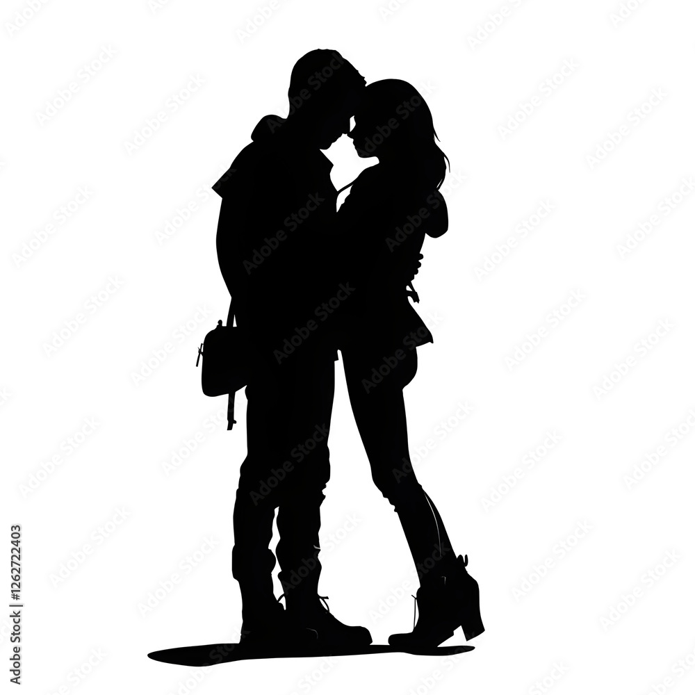 hugs silhouette hugs silhouette