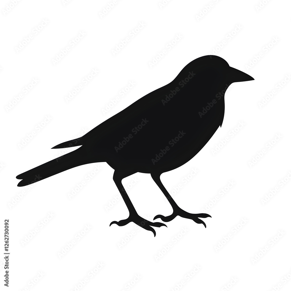 Fototapeta premium bird clipart silhouette