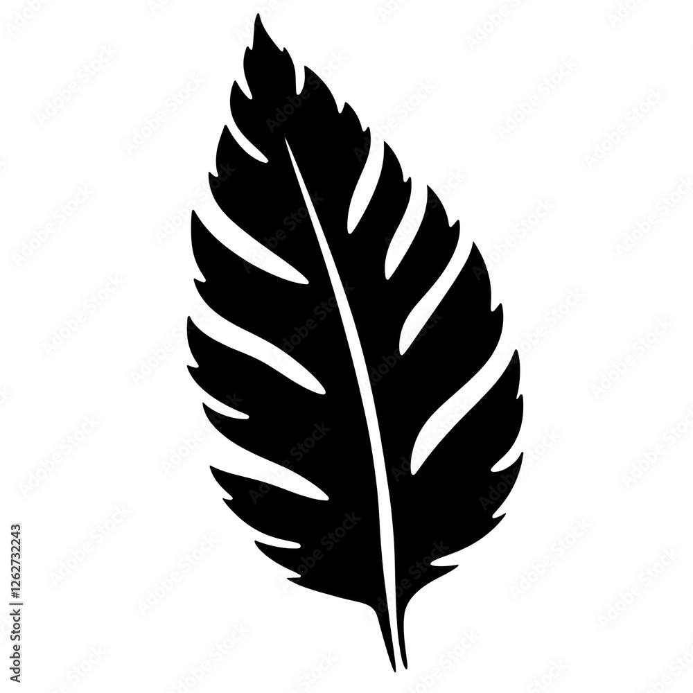 Fototapeta premium leaf silhouette