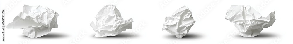 Obraz premium wrinkled poster template design