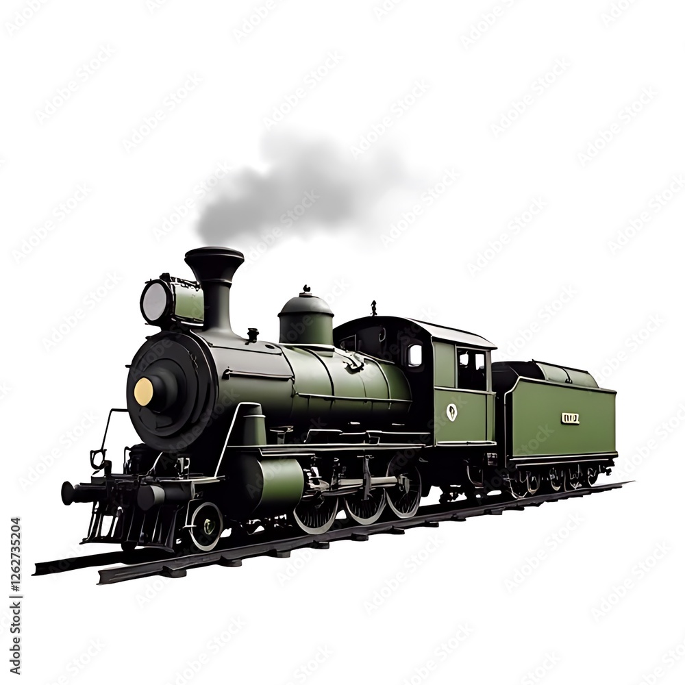 Fototapeta premium steam locomotive in the countryside