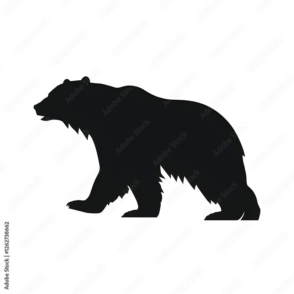 Fototapeta premium polar bear silhouette