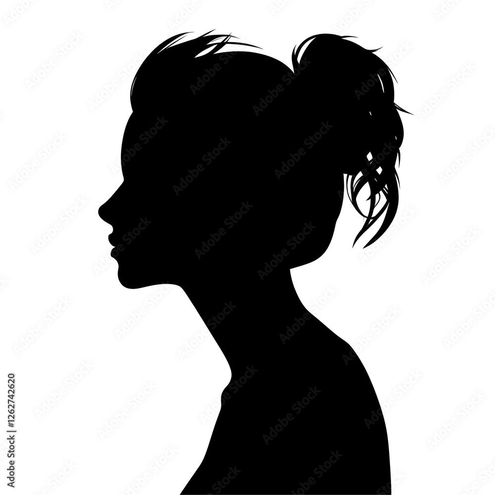 woman head silhouette woman head silhouette
