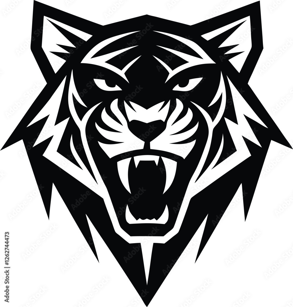 Fototapeta premium head of a tiger