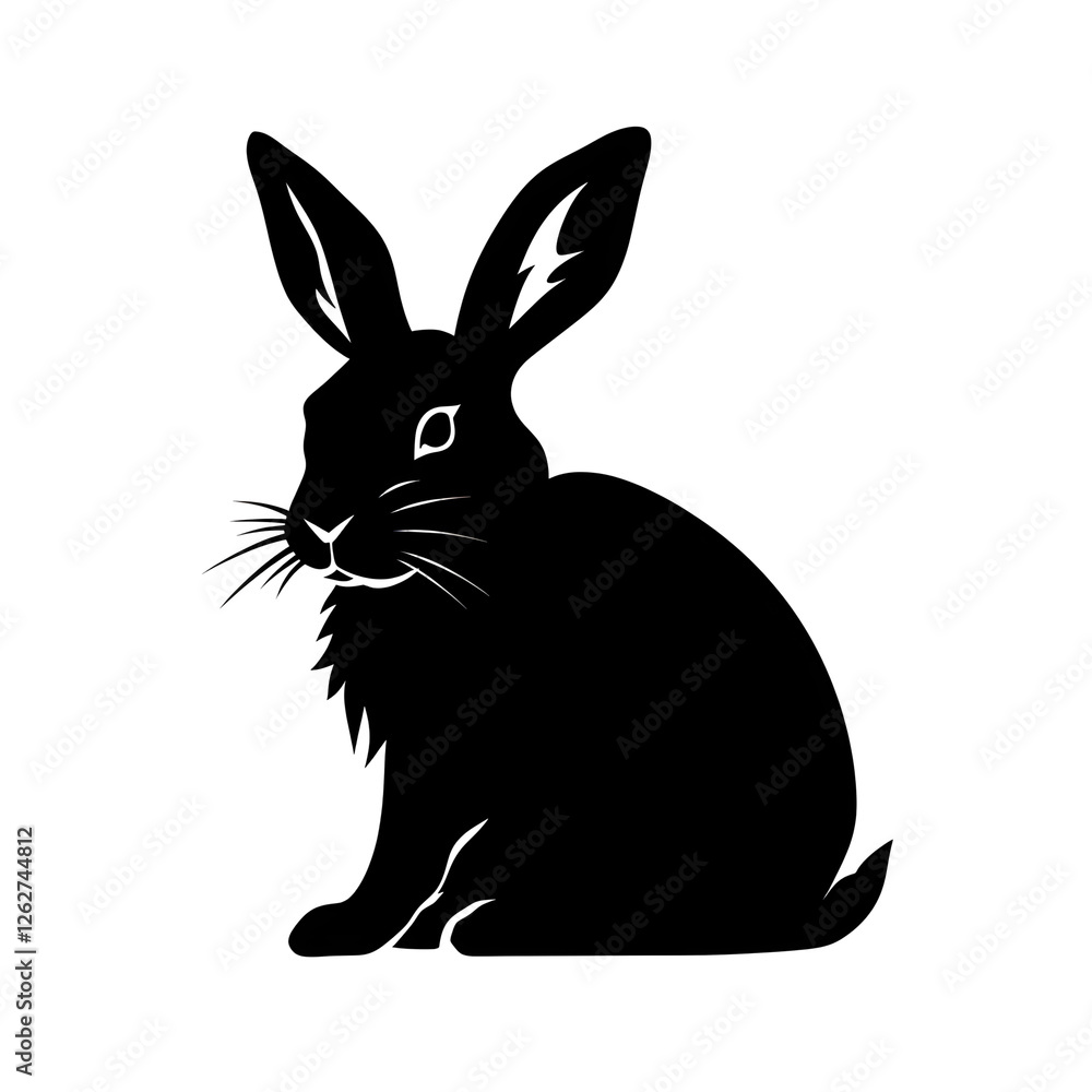 Obraz premium bunny silhouette