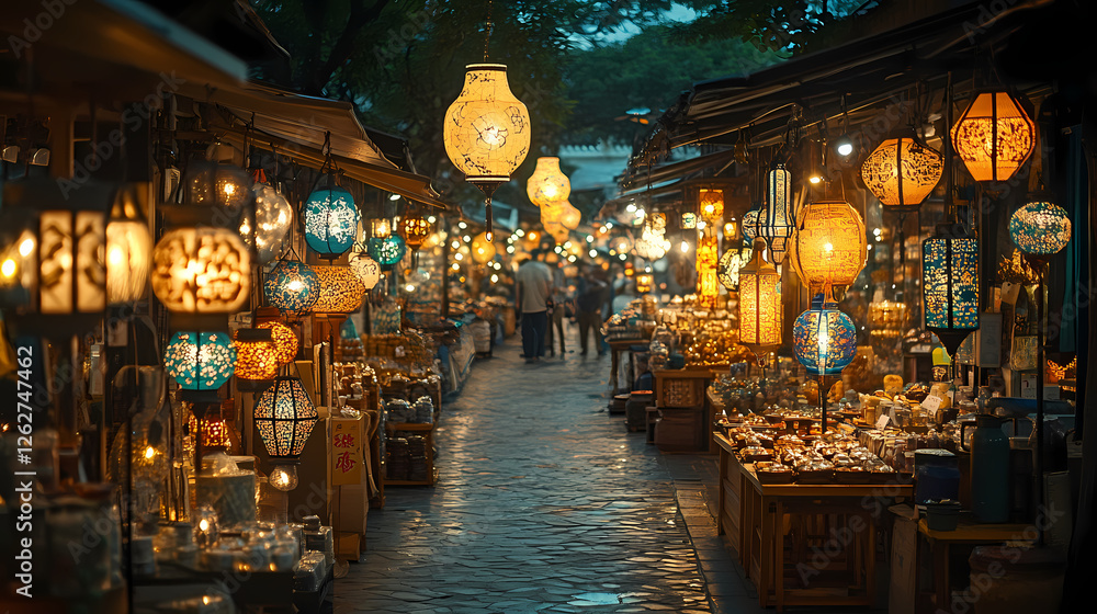This is a real shot from the night market This is a real shot from the night market