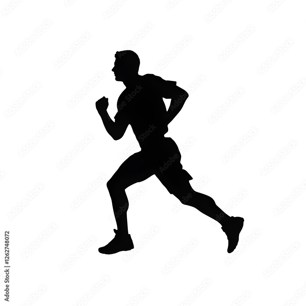 running man silhouette running man silhouette