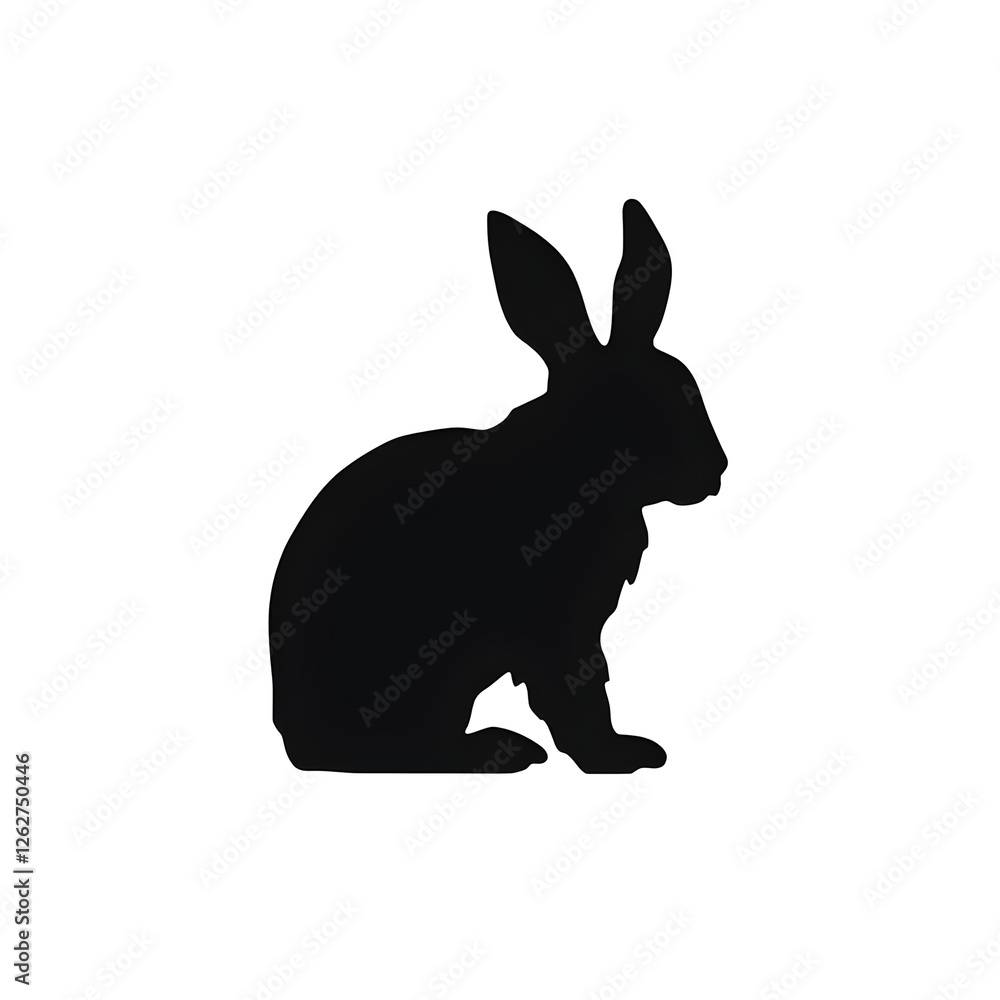 bunny rabbit silhouette
