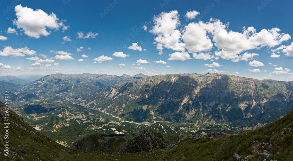 Fototapeta premium Landscape at the Tzoumerka Mountains in Epirus, Greece