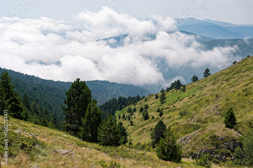 Landscape at the Mt Vermio in Macedonia, Greece