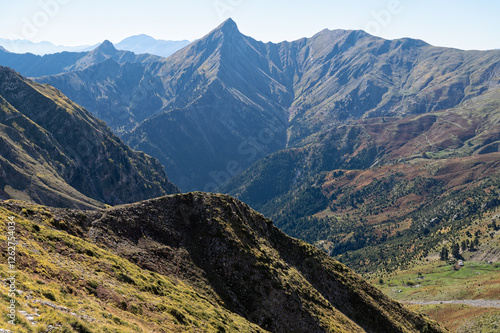 Landscape at the area of the Agrafa Mountains in Central Greece photo