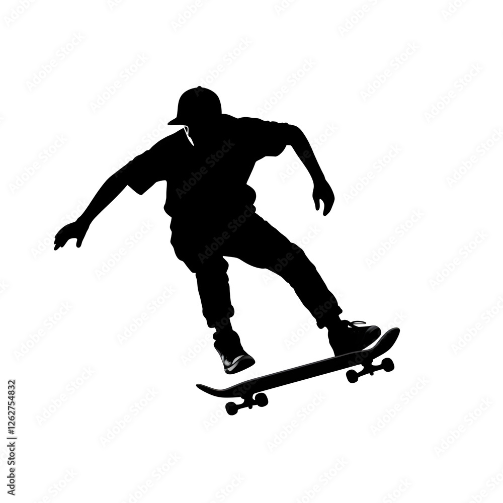 skateboarding silhouette skateboarding silhouette
