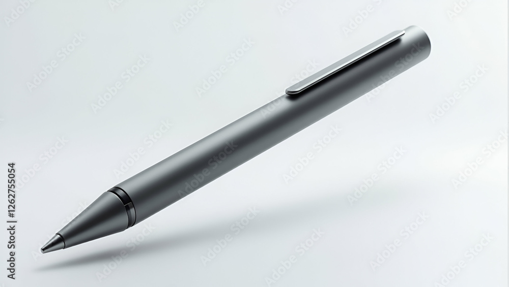A Sleek Modern Stylus Wireless Pen Centered Against a Minimalist Background – High-Tech Digital Writing Tool A Sleek Modern Stylus Wireless Pen Centered Against a Minimalist Background – High-Tech Digital Writing Tool