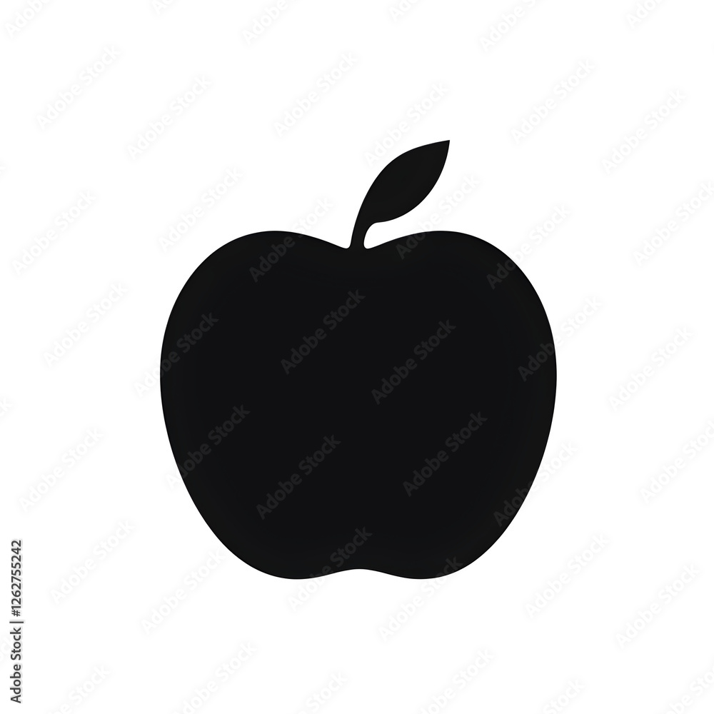 apple silhouette apple silhouette