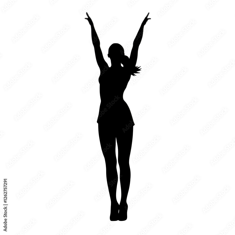 gymnast silhouette gymnast silhouette