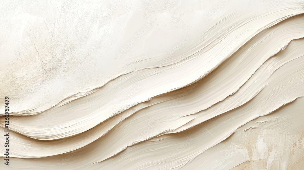 Fototapeta premium Abstract background showcases creamy smooth textures with flowing waves