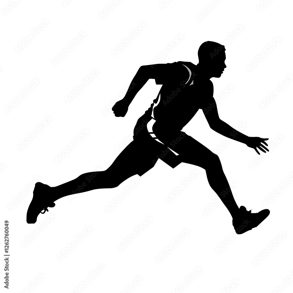 Fototapeta premium sport silhouette