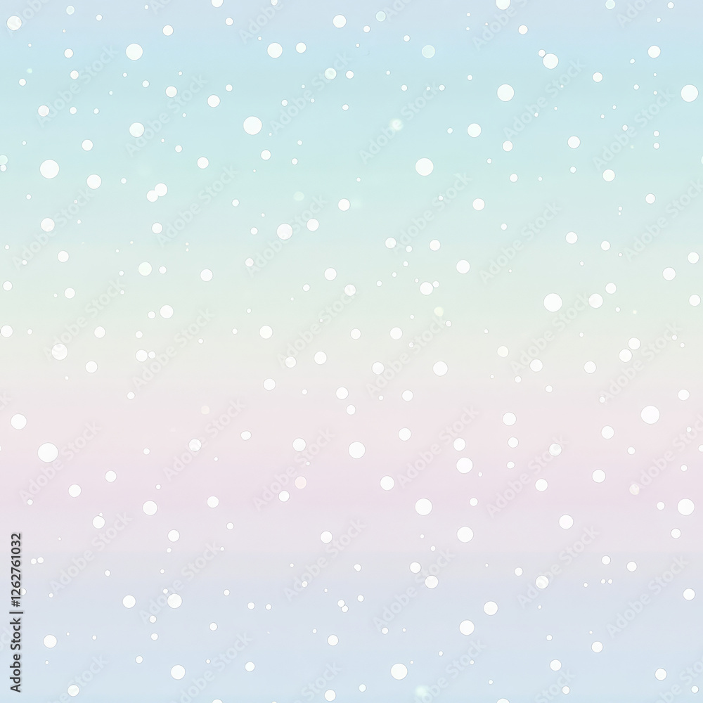A seamless gradient pattern of floating transparent dots, softly fading into a dreamy pastel sky. A delicate and magical look for children's decor A seamless gradient pattern of floating transparent dots, softly fading into a dreamy pastel sky. A delicate and magical look for children's decor
