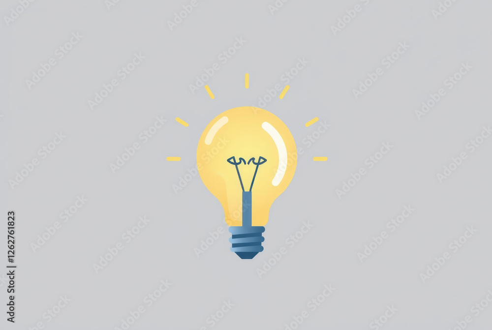 Illustration of a glowing light bulb shimmering with bright colors, symbolizing creativity and inspiration. Illustration of a glowing light bulb shimmering with bright colors, symbolizing creativity and inspiration.