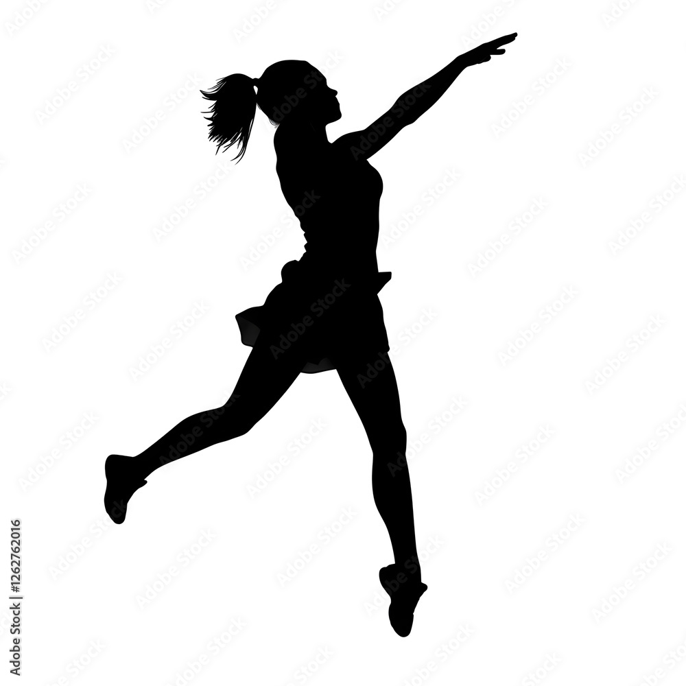 dancer leap silhouette dancer leap silhouette
