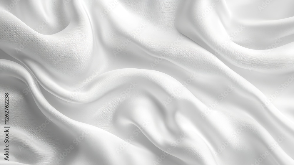 Obraz premium Opulent Textures in Abstract: Wavy Folds of Grunge Silk, Satin, Velvet - A Liquid - Inspired Luxury