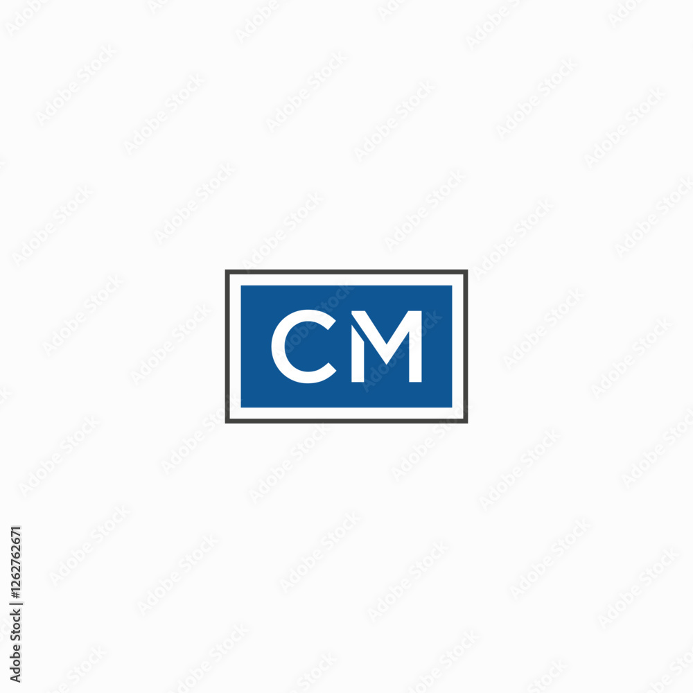 Letter cm logo, cm text fully editable vector Letter cm logo, cm text fully editable vector
