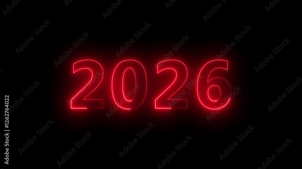 Happy new year of 2029. Fireworks style countdown to the new year, numbers decreasing from 10 to 1. abstract glowing neon text icon 2029 on black background. Happy new year of 2029. Fireworks style countdown to the new year, numbers decreasing from 10 to 1. abstract glowing neon text icon 2029 on black background.