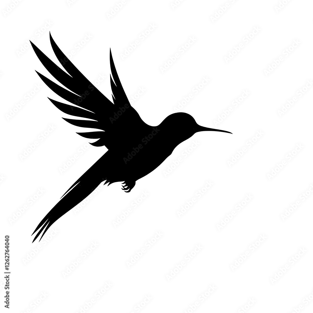 Obraz premium hummingbirds silhouette