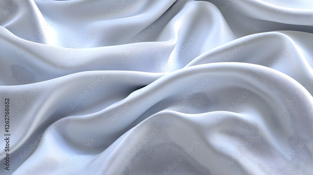 Obraz premium Gentle Blue Ripple Texture in High-Quality Water Effect Fabric