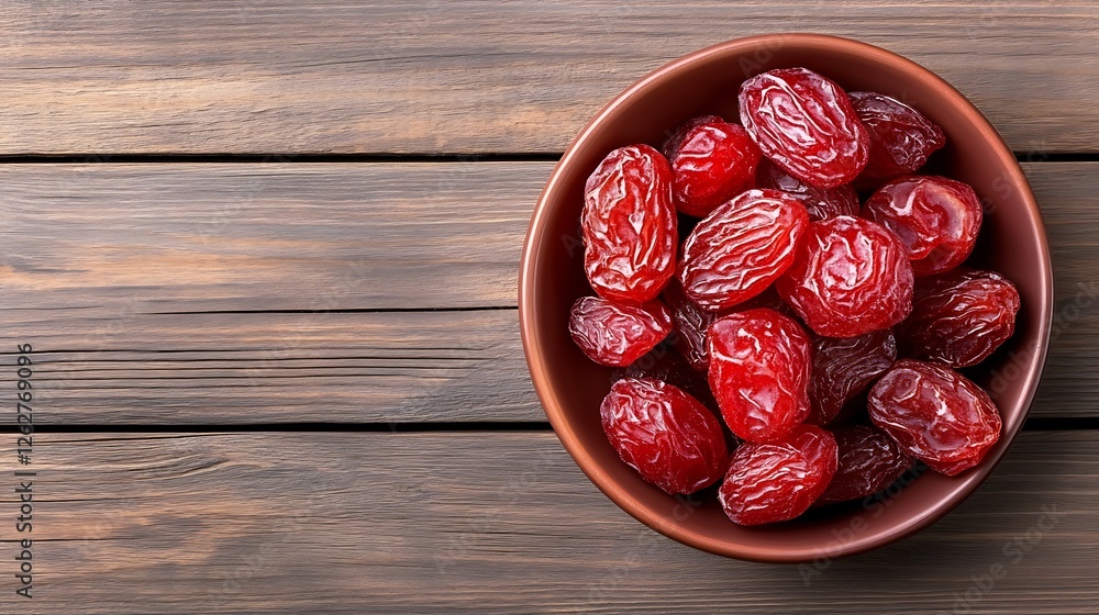 Delicious dried red dates kitchen food photography wooden table top view healthy snacking Delicious dried red dates kitchen food photography wooden table top view healthy snacking