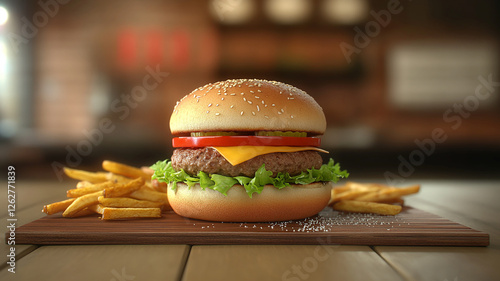 Wallpaper Mural hamburger, burger, food, sandwich, bread, cheese, meat, cheeseburger, bun, beef, fast, lettuce, isolated, tomato, white, meal, lunch, dinner, snack, fastfood, onion, fast food, grilled, unhealthy, ses Torontodigital.ca