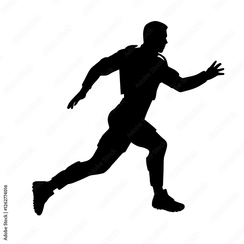 running man silhouette running man silhouette