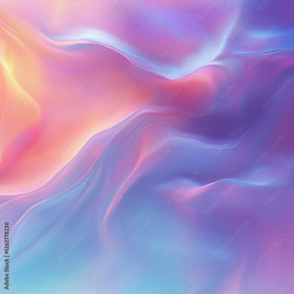 Pastel Iridescent Abstract Background with Holographic Foil and Fluid Gradient Design Pastel Iridescent Abstract Background with Holographic Foil and Fluid Gradient Design