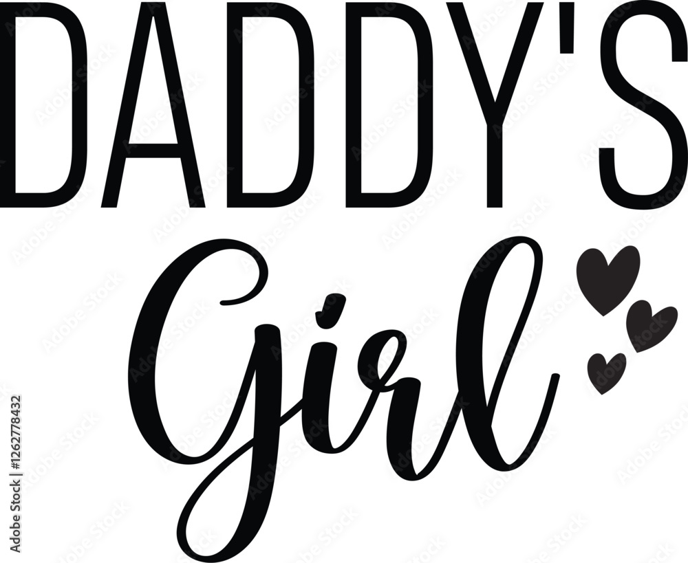 Obraz premium Daddy's Girl