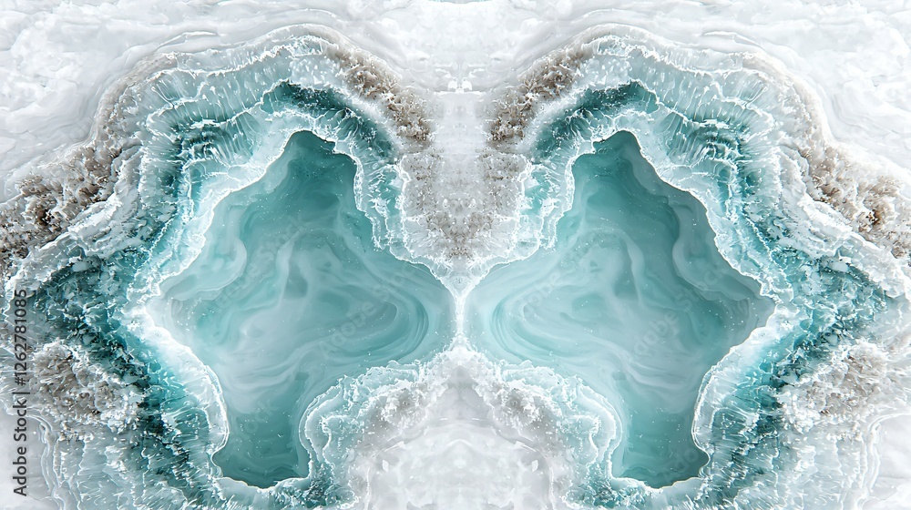 Teal agate stone texture, symmetrical pattern, background design, home decor Teal agate stone texture, symmetrical pattern, background design, home decor