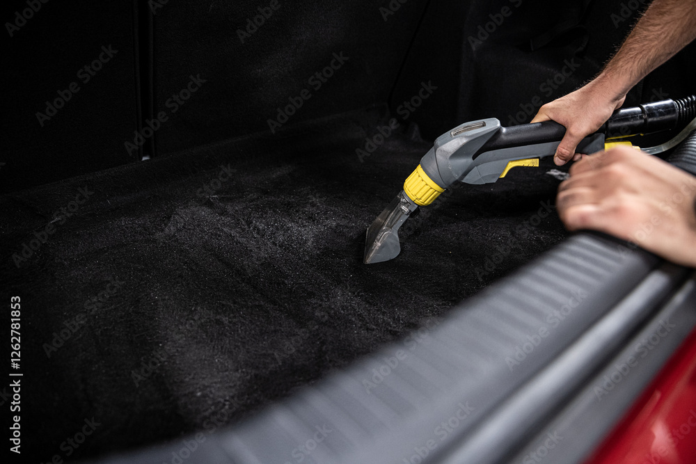 Professional vacuuming ensures dustfree trunk maximizing cleanliness and comfort for every journey