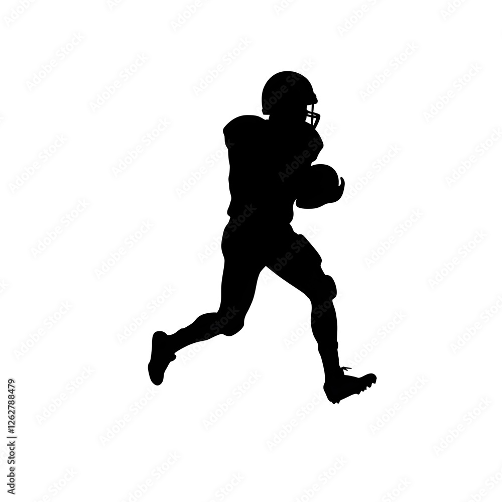 football player silhouette football player silhouette