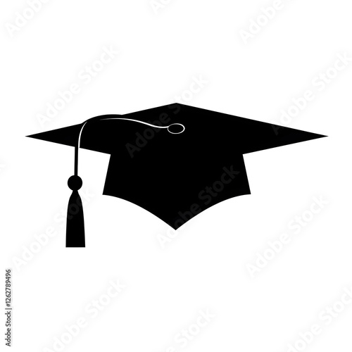 graduation cap clipart silhouette