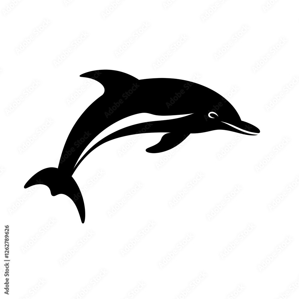 Fototapeta premium dolphin silhouette