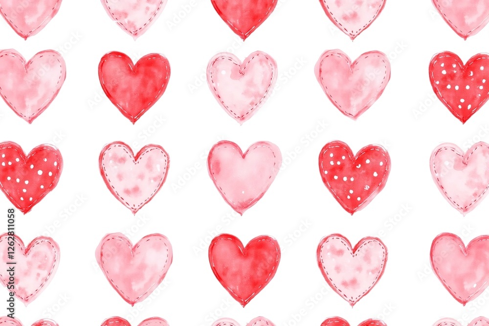seamless pattern with hearts seamless pattern with hearts