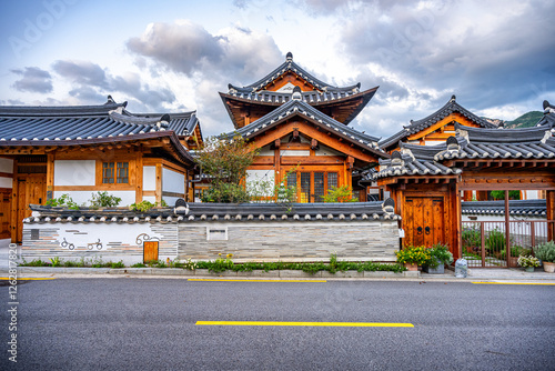 Obraz na płótnie Eunpyeong hanok village, Seoul, South Korea. w salonie