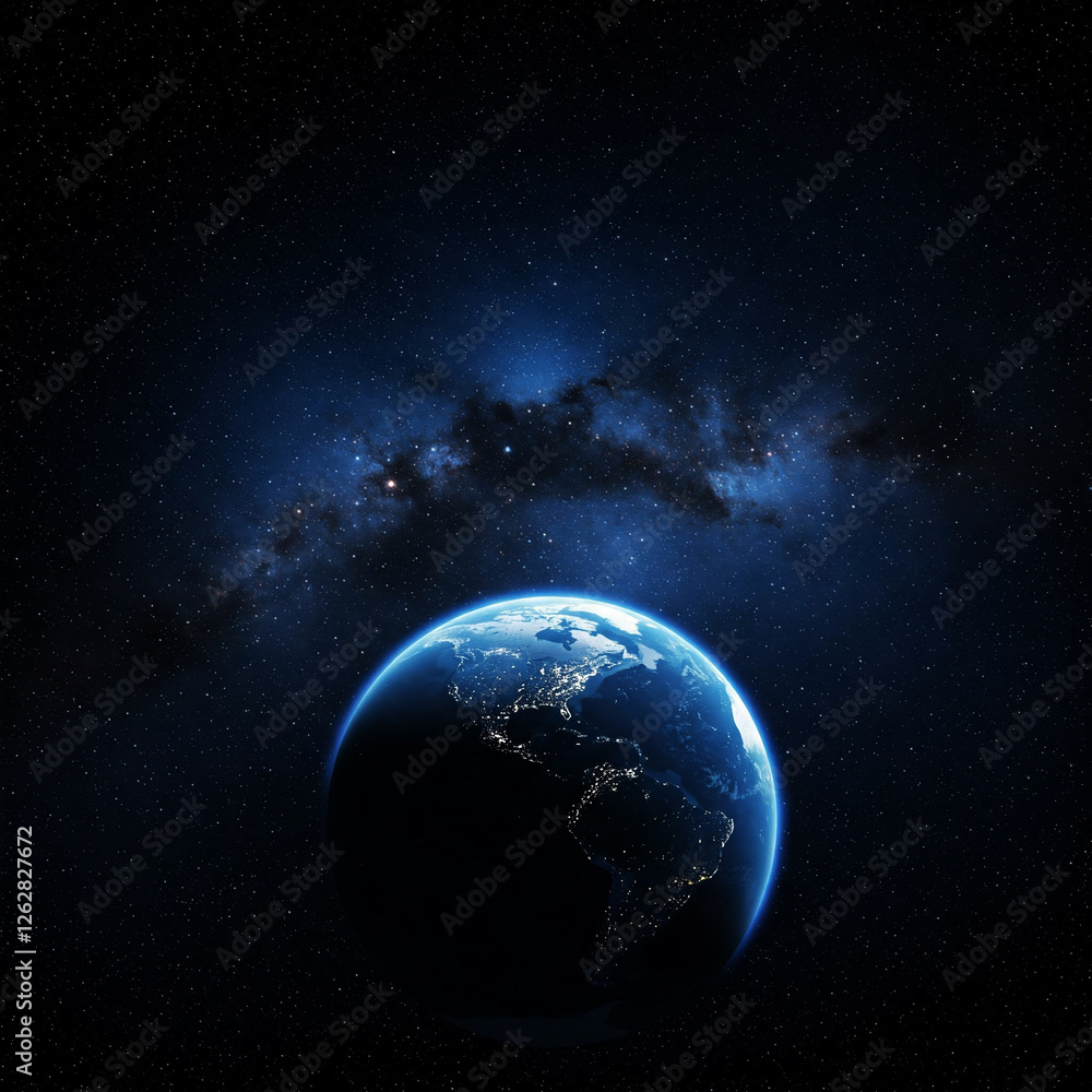 Obraz premium earth and sun