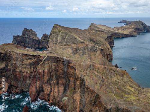 Area of Ponta de Sao Lourenco, easternmost point of Madeira Island in Portugal photo