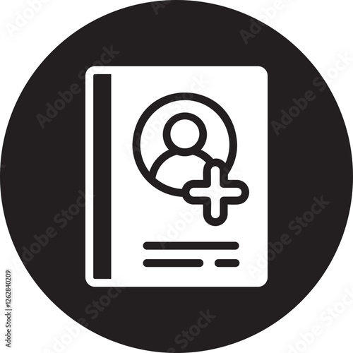 Enrollment glyph icon