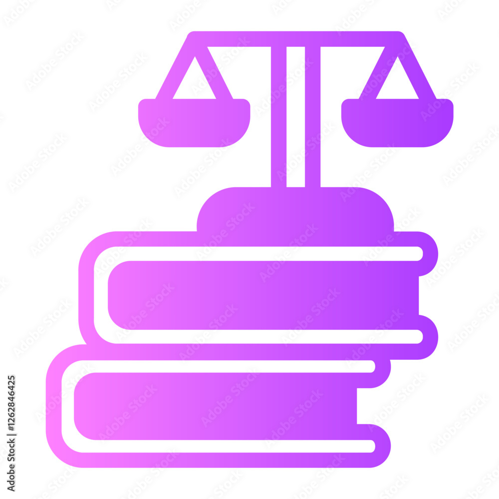Law Faculty gradient icon Law Faculty gradient icon