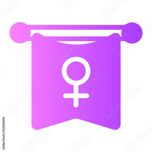 College Sorority gradient icon